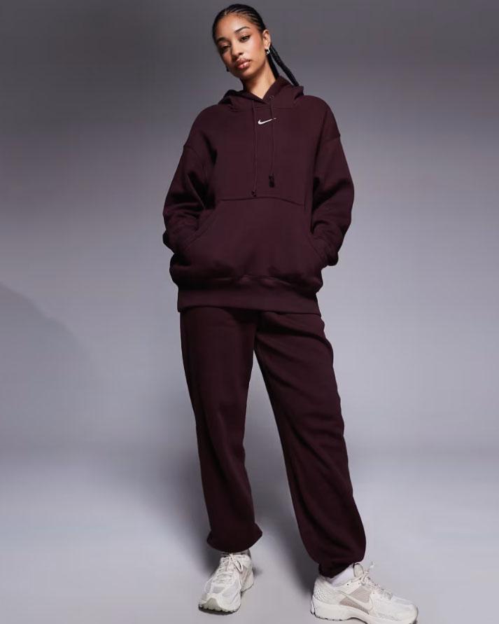 Nike Tuta Completa Donna Felpata Marrone HF6839652 NIKE