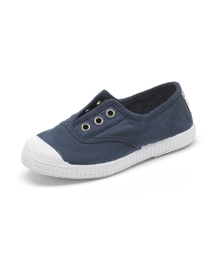cienta snekers inglesi slip-on blue kids 