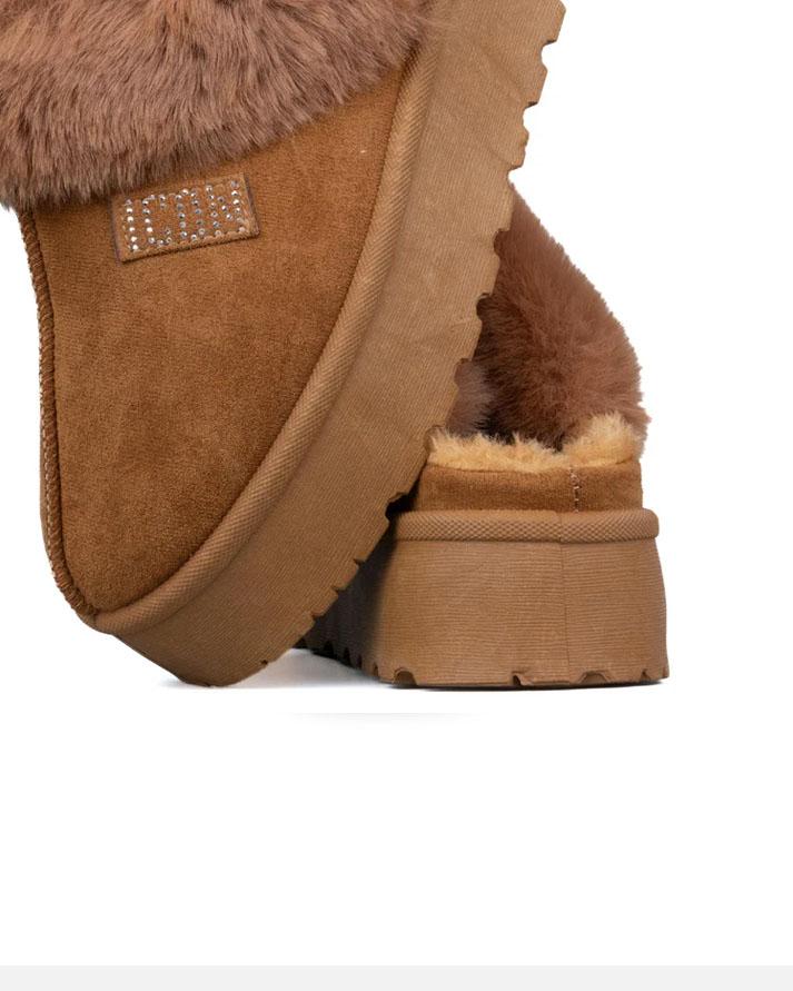 Icon Sabot Pelliccia Biscotto Donna IC04679SDBISCOTTO ICON