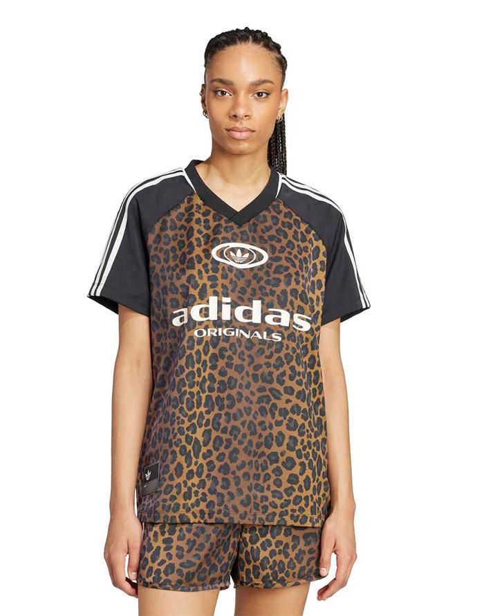 adidas maglia stn fball jrsy donna leopard 