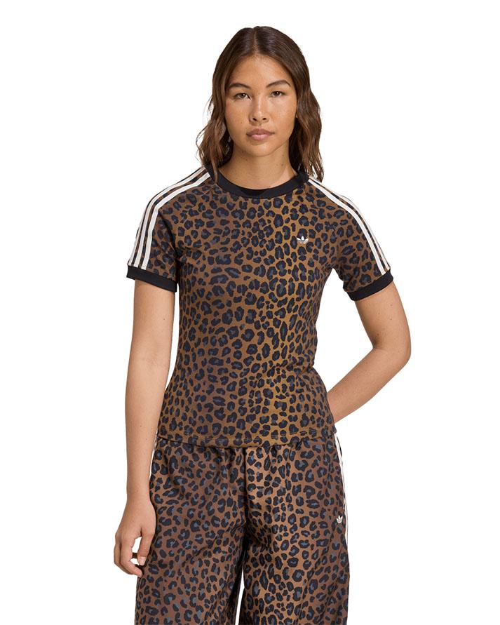adidas   cali tee   leopard 