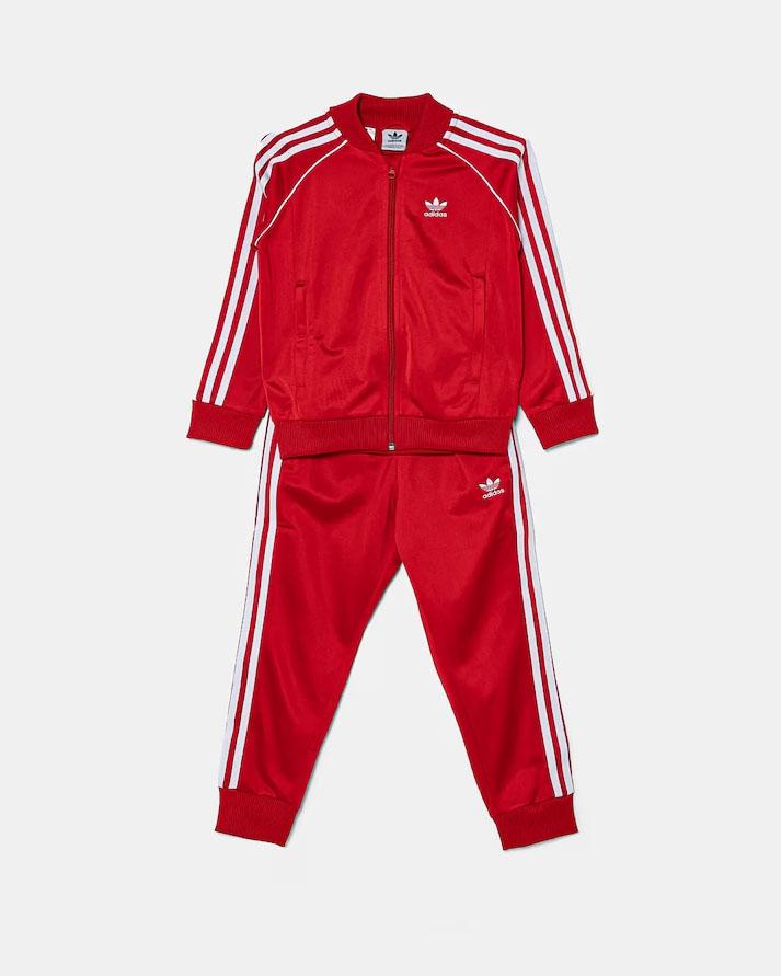 Adidas tuta completa Rosso Baby 