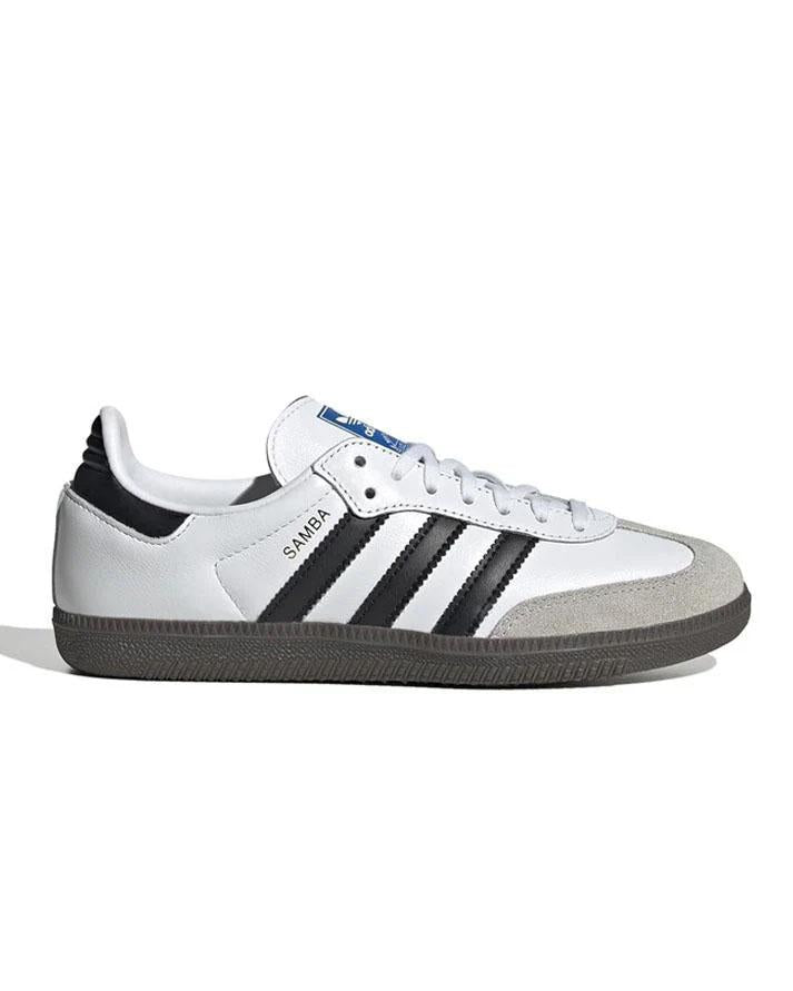 Adidas Samba OG Bianco Nero jr donna<BR/> 