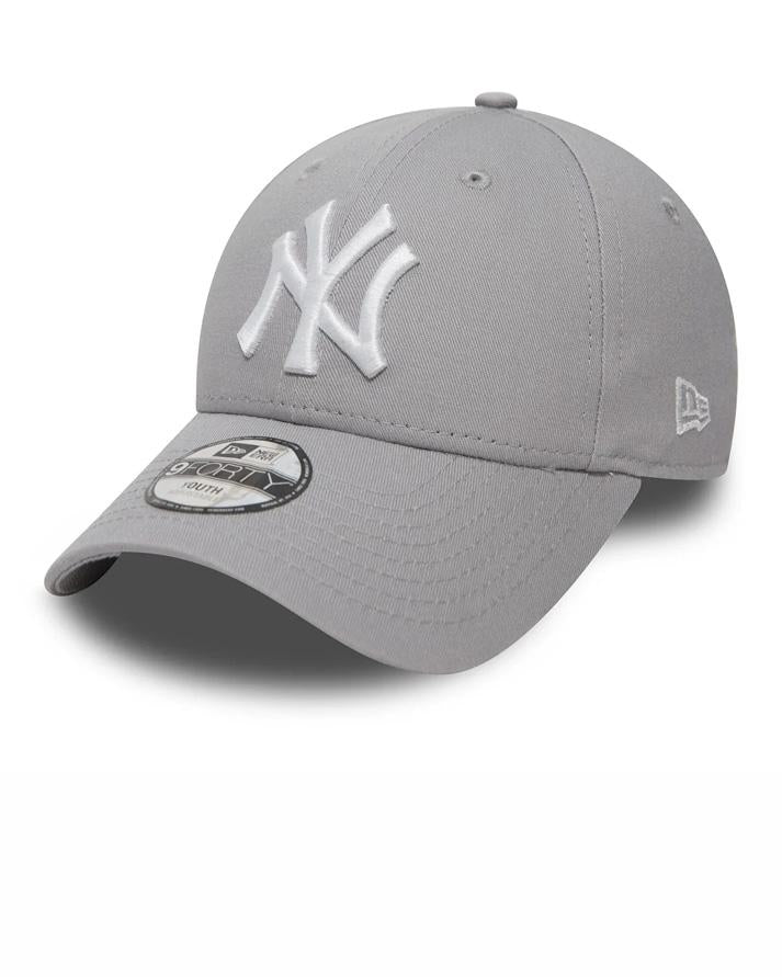 Cappellino 9FORTY Regolabile New York Yankees Essential Kids Grigio 10879075ASS NEW ERA