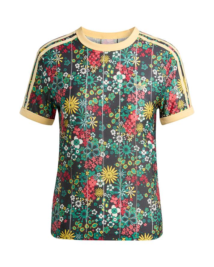 adidas 3s tee slim  flower 
