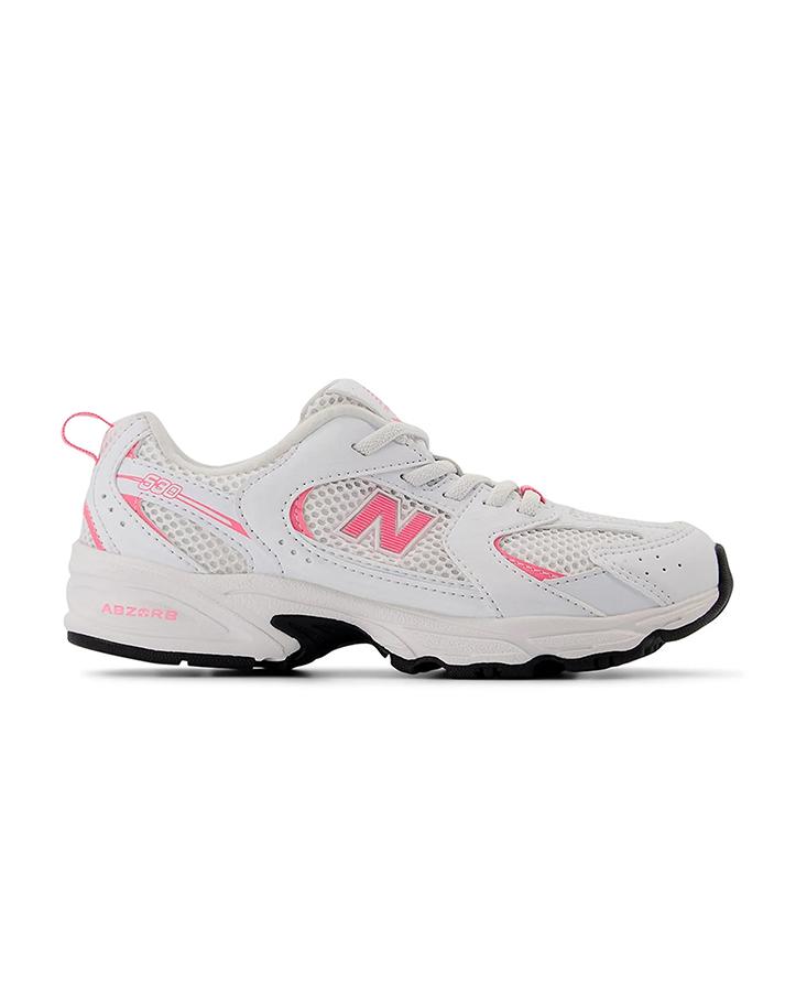 new balance baby white/rose 
