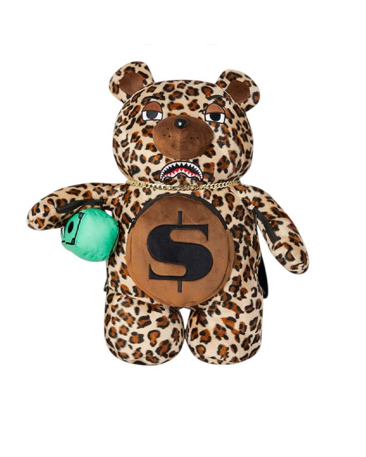 Sprayground zaino leopard money bear  910B7282NSZASS SPRAYGROUND