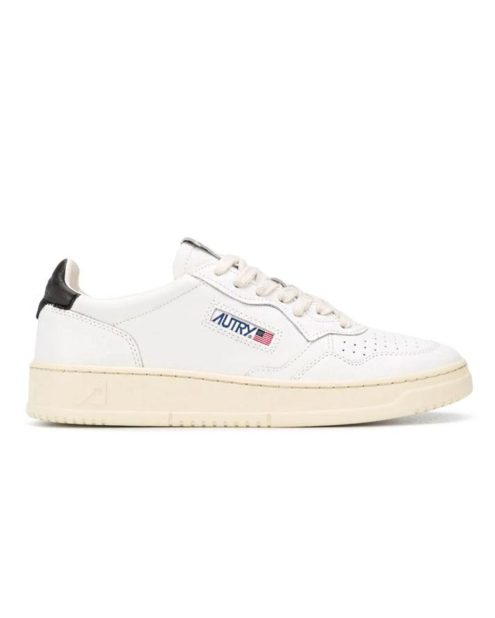 Autry Uomo Pelle Bianco Nero AULMLL22 AUTRY