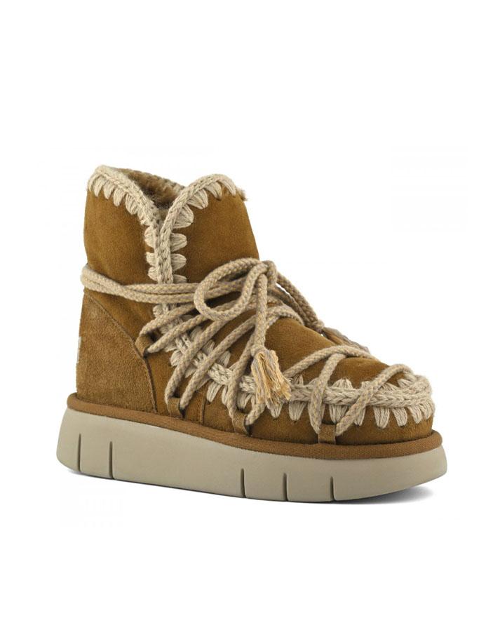 Mou Bounce Boot Suede Cognac  FW531024ACOG MOU