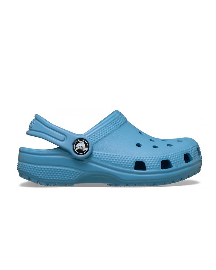 crocs classic clog t baby electric blue 