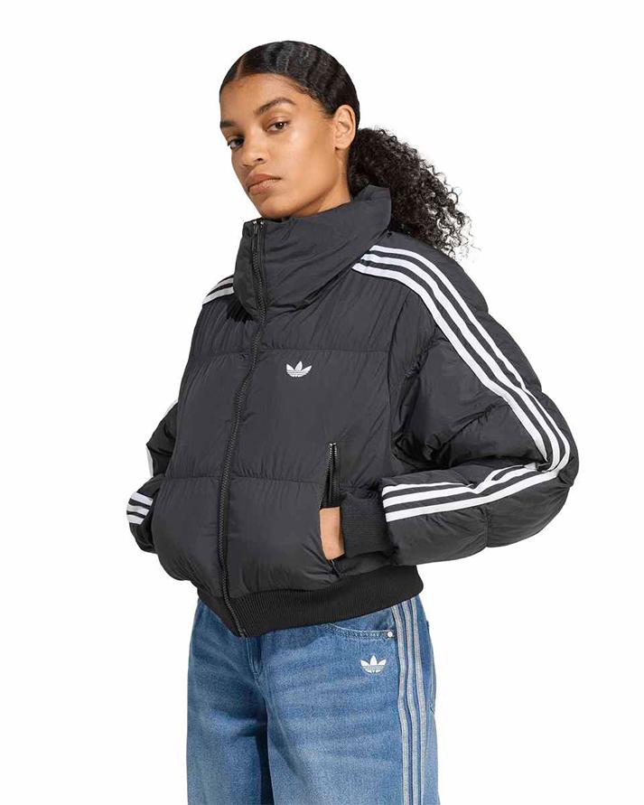 adidas jacket cropped puff donna 