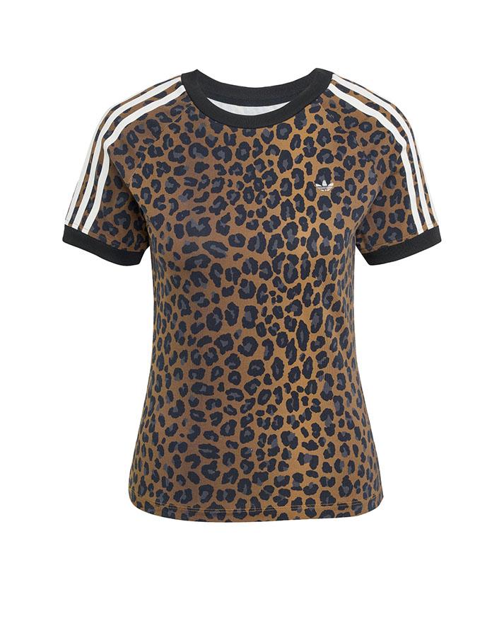 adidas   cali tee   leopard 