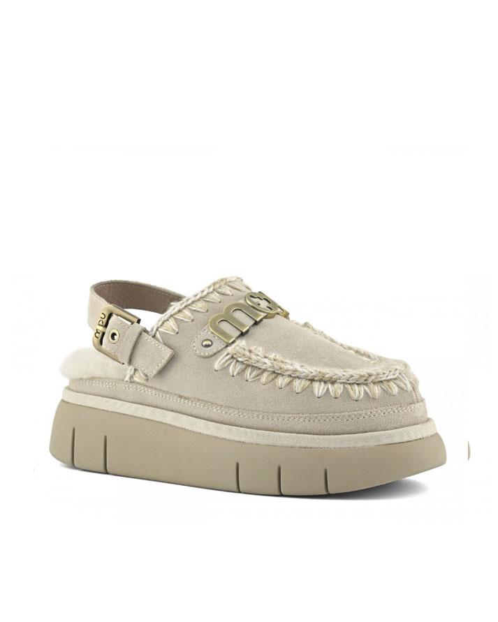 Mou Bounce Clog Back Strap Grigio FW531026ACHL MOU