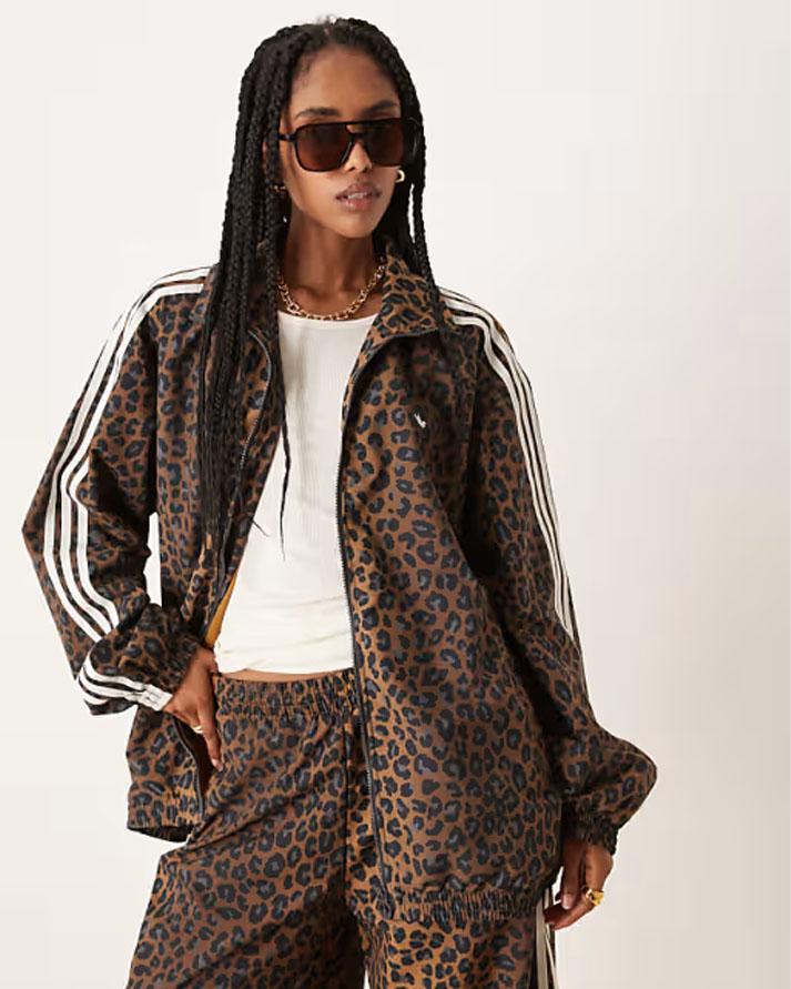 Adidas Tuta Leopardata  Donna OVERSIZE JV757878 ADIDAS