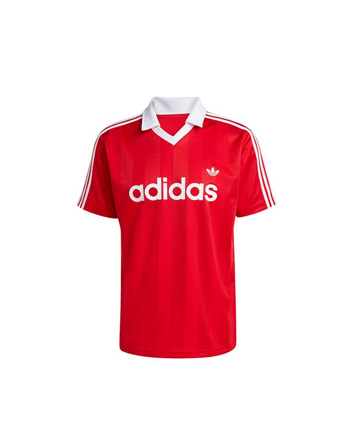 adidas MAGLIA ARCHIVE COLLAR ENGINEERED red 