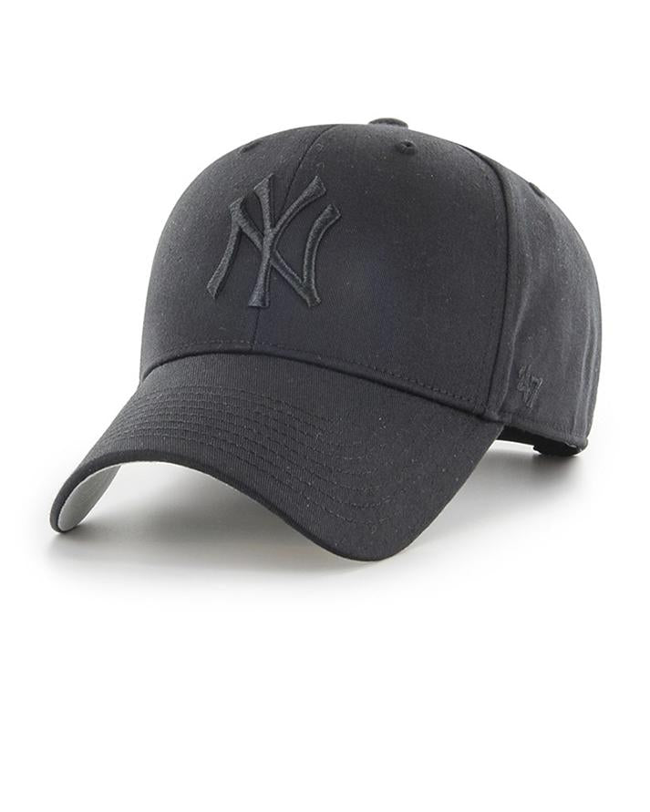 47 Cappellino Raised Basic New York Yankees total black 