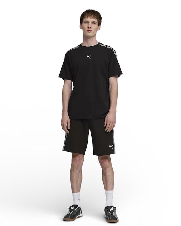 puma set completo  ess tape tee+shorts uomo 