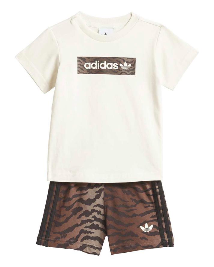 adidas set completo sho tee set aop kids 