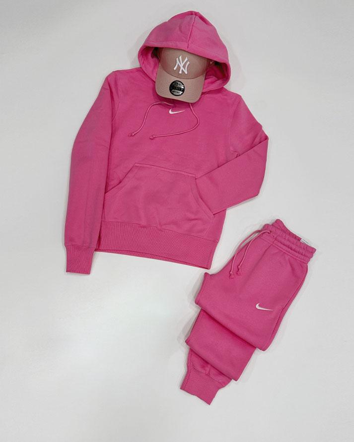 Nike Tuta Completa Donna Felpata Rosa HF6839675 NIKE