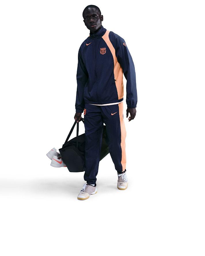 nike tuta completa  fcb m nk t90 trk jkt w 3r gx 