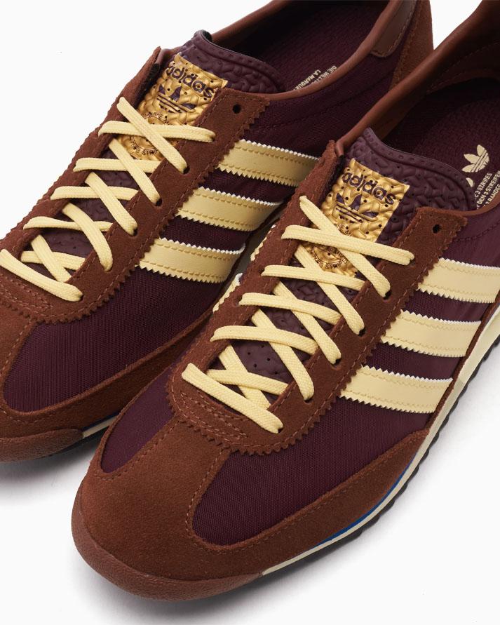 Adidas SL 72 Dark Brown Yellow IE342525 ADIDAS