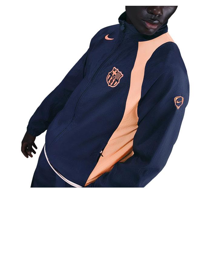 nike tuta completa  fcb m nk t90 trk jkt w 3r gx 