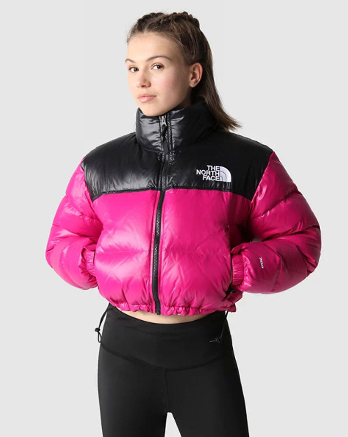 The North Face Puffer Cropped Fucsia