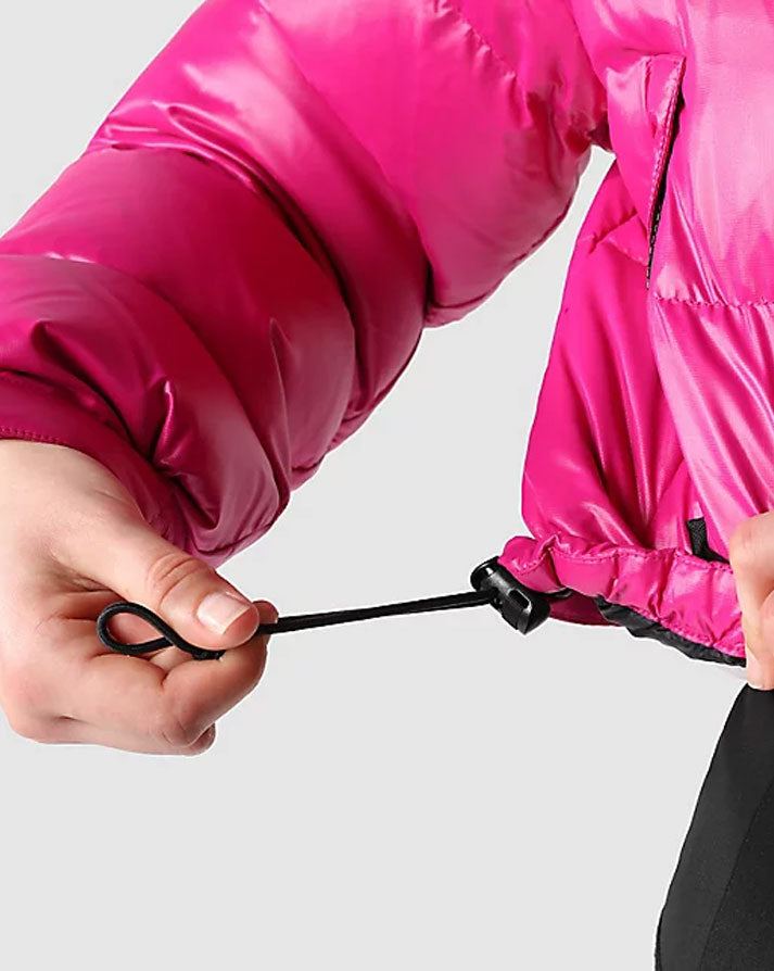 The North Face Puffer Cropped Fucsia