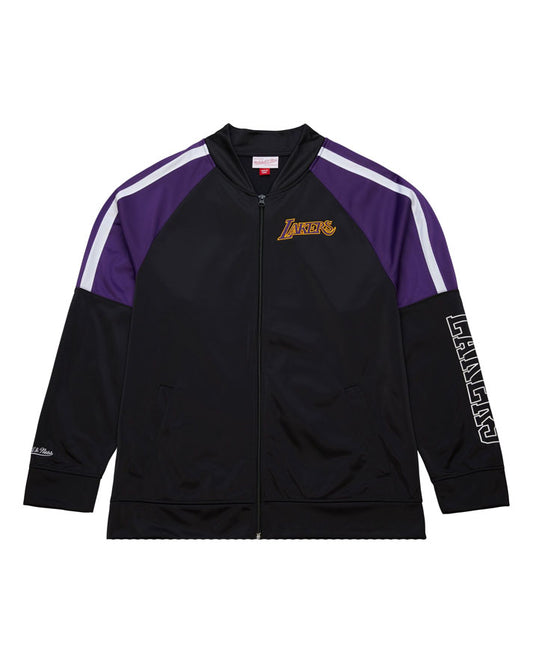 Mitchell&Ness nba color blocked track jacket vintage lakers<BR/>