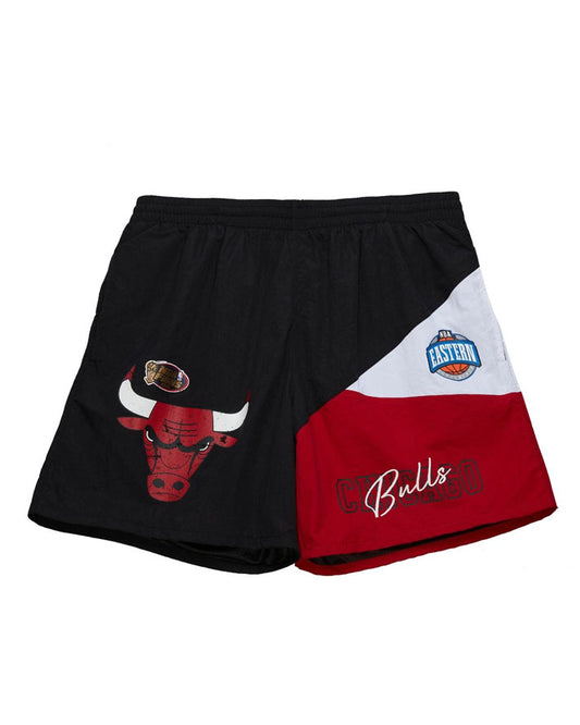 Mitchell&Ness woven shorts vintage logo chicago bulls<BR/>